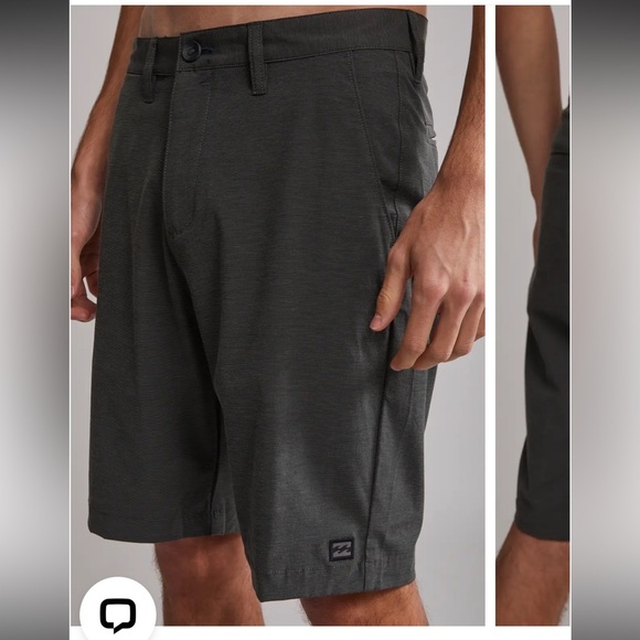 Billabong Men's Crossfire Submersible hybrid Shorts in color Asphalt Size 30 - Picture 9 of 12
